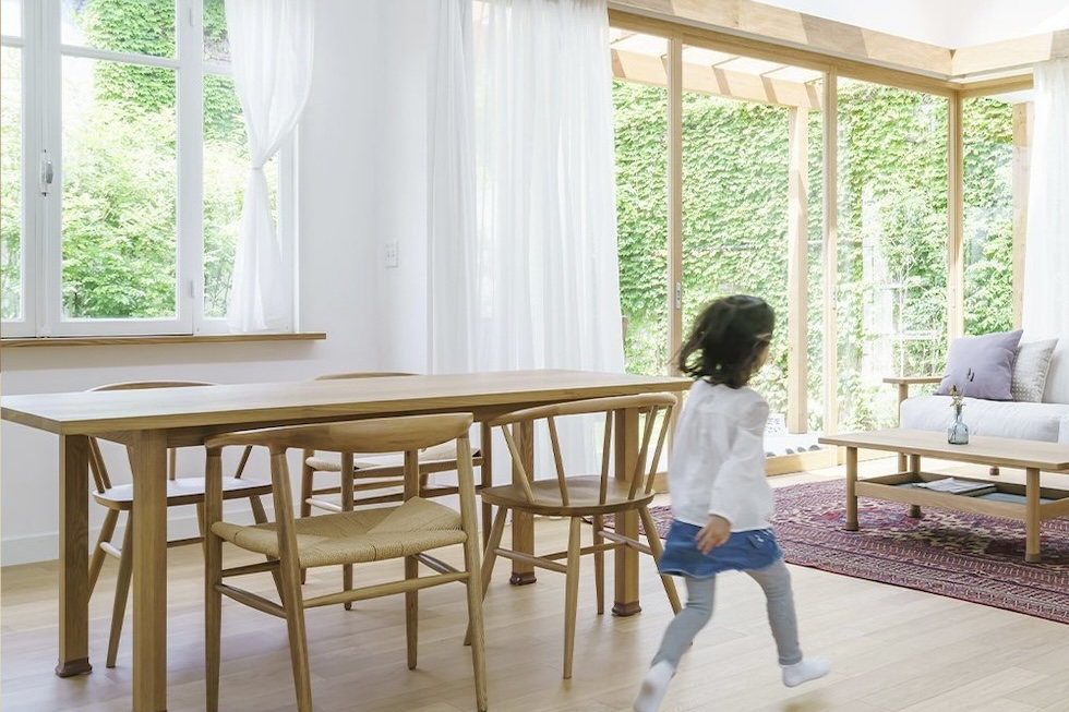 無垢材がもたらす、経年変化を楽しむ暮らし